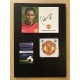 Signed United card by Antonio Valencia the Manchester United footballer.